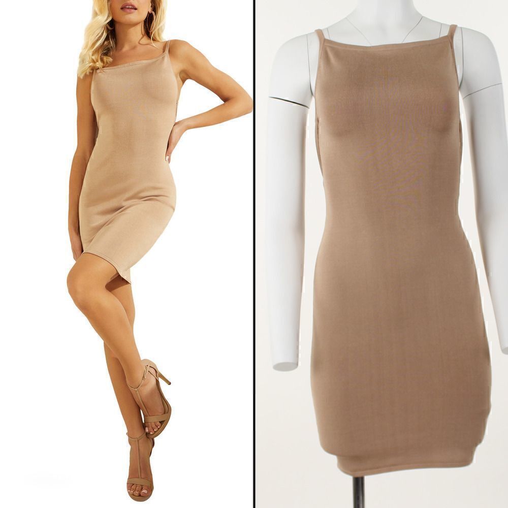 GUESS Jen Back Cutout Body-Con Minidress in F1Ai-Open